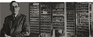 Вдохновленный работой американских создателей компьютеров, английский исследователь Морис Уилкс построил в 1949 г. машину "Эдсак" - первый мощный компьютер, с программами, хранимыми в памяти.